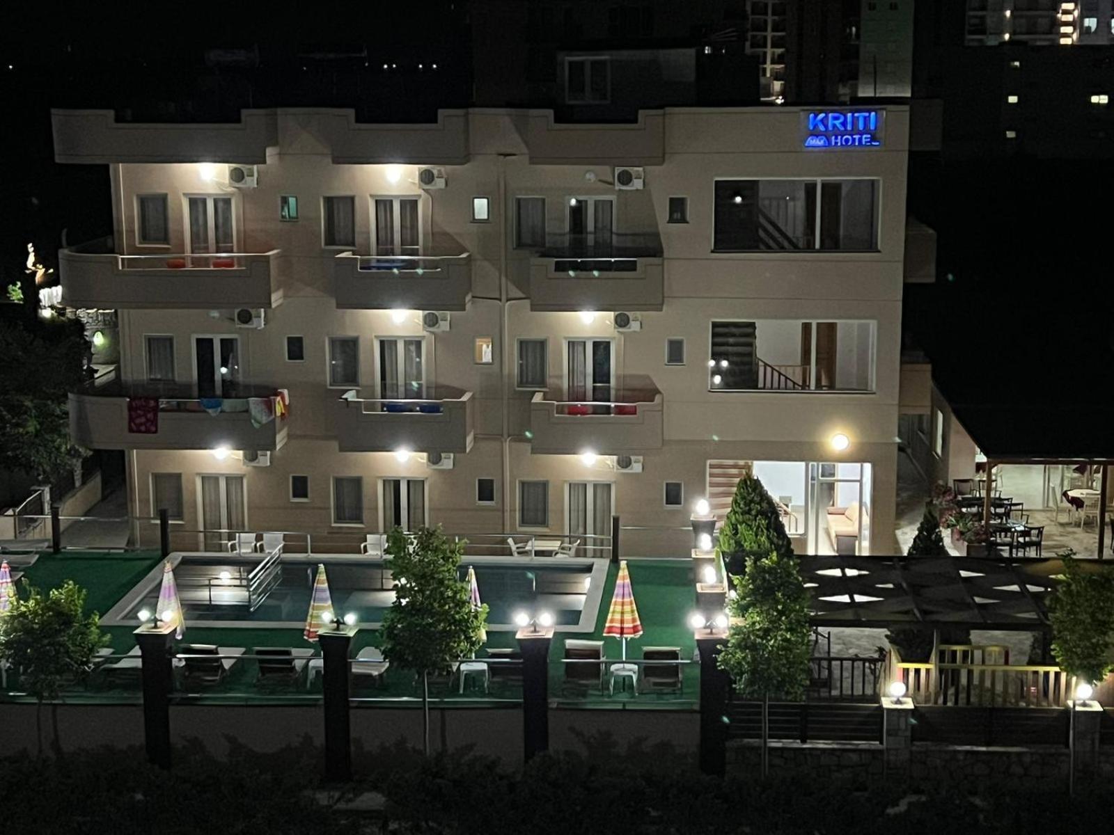 Hotel Kriti Max , Shengjin Shëngjin Exterior foto